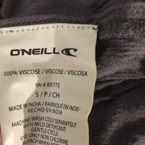 O'NEILL 259239 Womens Frances Cold-Shoulder Cover-Up Gray Size Small - Picture 4 of 4